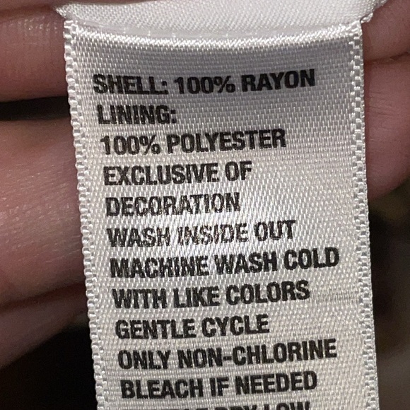 •CROWN & IVY•NWOT GREEN MULTI-PATTERNED 100% LINED SLEEVELESS DRESS SIZE MEDIUM - Picture 11 of 14